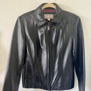 Croft & Barrow Women's Leather Jacket - Size SM - Great Condition